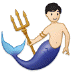 🧜🏻‍♂️ merman: light skin tone display on Samsung